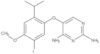 5-[5-Iodo-4-methoxy-2-(1-methylethyl)phenoxy]-2,4-pyrimidinediamine