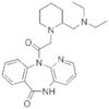 11-[2-[2-[(Diethylamino)methyl]-1-piperidinyl]acetyl]-5,11-dihydro-6H-pyrido[2,3-b][1,4]benzodiaze…