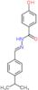 4-hydroxy-N'-{(1E)-[4-(1-methylethyl)phenyl]methylidene}benzohydrazide