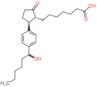 7-{(1R,2S)-2-[4-(1-hydroxyhexyl)phenyl]-5-oxocyclopentyl}heptanoic acid