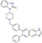 1-{1-[4-(6-phenyl-1H-imidazo[4,5-g]quinoxalin-7-yl)benzyl]piperidin-4-yl}-1,3-dihydro-2H-benzimidazol-2-one