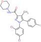 1-(2,4-Diclorofenil)-5-(4-iodofenil)-4-metil-N-4-morfolinil-1H-pirazol-3-carboxamida