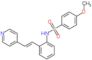 4-methoxy-N-{2-[(E)-2-pyridin-4-ylethenyl]phenyl}benzenesulfonamide