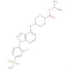 1-Piperidinecarboxylic acid,4-[[1-[2-fluoro-4-(methylsulfonyl)phenyl]-1H-pyrazolo[3,4-d]pyrimidin-4-yl]oxy]-, 1-methylethyl ester