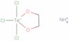 Telurato(1-), tricloruro[1,2-etanodiolato(2-)-κO1,κO2]-, amônio (1:1), (SP-5-22)-