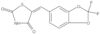 5-[(2,2-Difluoro-1,3-benzodioxol-5-yl)methylene]-2,4-thiazolidinedione