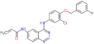 N-[4-[3-chloro-4-[(3-fluorophenyl)methoxy]anilino]quinazolin-6-yl]prop-2-enamide