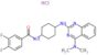 N-(4-{[4-(dimethylamino)quinazolin-2-yl]amino}cyclohexyl)-3,4-difluorobenzamide hydrochloride