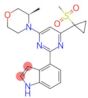 (3R)-4-[2-(3H-indol-4-il)-6-(1-metilsulfonilciclopropil)pirimidin-4-il]-3-metilmorfolina