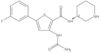 5-(3-Fluorophenyl)-3-ureidothiophene-2-carboxylic acid N-[(S)-piperidin-3-yl]amide