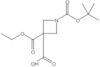 3-ethoxycarbonyl-1-[(2-methylpropan-2-yl)oxycarbonyl]azetidine-3-carboxylic acid