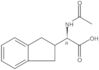 1H-Indene-2-acetic acid, α-(acetylamino)-2,3-dihydro-, (R)-