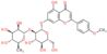 5-hydroxy-2-(4-methoxyphenyl)-4-oxo-4H-chromen-7-yl 2-O-(6-deoxy-alpha-L-mannopyranosyl)-beta-D-glucopyranoside