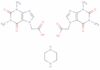 1,2,3,6-tetrahydro-1,3-dimethyl-2,6-dioxo-7H-purine-7-acetic acid, compound with piperazine (2:1)