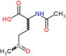 2-(acetylamino)-4-(methylsulfinyl)butanoic acid