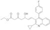 Ethyl (6E)-7-[2-cyclopropyl-4-(4-fluorophenyl)-3-quinolinyl]-5-hydroxy-3-oxo-6-heptenoate