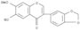 4H-1-Benzopyran-4-one,3-(1,3-benzodioxol-5-yl)-6-hydroxy-7-methoxy-