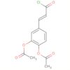 2-Propenoyl chloride, 3-[3,4-bis(acetyloxy)phenyl]-, (2E)-