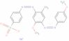 Benzenesulfonic acid, 4-[2-[5-methoxy-4-[2-(4-methoxyphenyl)diazenyl]-2-methylphenyl]diazenyl]-, s…