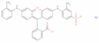 hydrogen 9-(2-carboxylatophenyl)-3-(2-methylanilino)-6-(2-methyl-4-sulphoanilino)xanthylium, monosodium salt