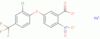 sodium 5-[2-chloro-4-(trifluoromethyl)phenoxy]-2-nitrobenzoate