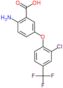 2-amino-5-[2-chloro-4-(trifluoromethyl)phenoxy]benzoic acid