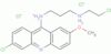 6-chloro-9-[[3-[(2-chloroethyl)amino]propyl]amino]-2-methoxyacridine dihydrochloride