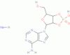 Adenosine, cyclic 2′,3′-(hydrogen phosphate), sodium salt (1:1)