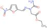 ethyl {(2E)-1-carbamoyl-2-[(5-nitrofuran-2-yl)methylidene]hydrazino}acetate