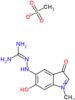 Hydrazinecarboximidamide, 2-(1,2,3,6-tetrahydro-3-hydroxy-1-methyl-6-oxo-5H-indol-5-ylidene)-, met…