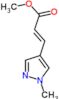 methyl (2E)-3-(1-methyl-1H-pyrazol-4-yl)prop-2-enoate