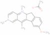 9-Methoxy-2-methylellipticinium acetate