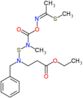 ethyl N-benzyl-N-({methyl[({[(1Z)-1-(methylsulfanyl)ethylidene]amino}oxy)carbonyl]amino}sulfanyl)-beta-alaninate