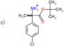 1-tert-butoxy-2-(4-chlorophenyl)-1-oxopropan-2-aminium chloride