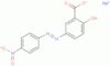 Benzoic acid, 2-hydroxy-5-[2-(4-nitrophenyl)diazenyl]-, sodium salt (1:1)