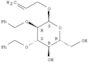 a-D-Glucopyranoside, 2-propenyl2,3-bis-O-(phenylmethyl)- (9CI)