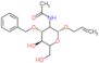 N-[(2R,4R,5S)-2-allyloxy-4-benzyloxy-5-hydroxy-6-(hydroxymethyl)tetrahydropyran-3-yl]acetamide