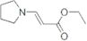 Ethyl trans-3-(1-pyrrolidino)acrylate