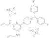 N,N'-diallyl-6-[4-[bis(4-fluorophenyl)methyl]piperazin-1-yl]-1,3,5-triazine-2,4-diamine dimethanesulphonate