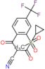 3-cyclopropyl-2-[2-(methylsulfonyl)-4-(trifluoromethyl)benzoyl]-3-oxopropanenitrile