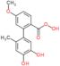 4',5'-dihydroxy-5-methoxy-2'-methylbiphenyl-2-carboperoxoic acid