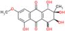 (1R,2S,3R,4S)-1,2,3,4,5-pentahydroxy-7-methoxy-2-methyl-1,2,3,4-tetrahydroanthracene-9,10-dione