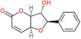 (2R,3R,3aS,7aS)-3-hydroxy-2-phenyl-2,3,3a,7a-tetrahydro-5H-furo[3,2-b]pyran-5-one (non-preferred name)
