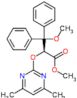 Methyl (2S)-2-[(4,6-dimethyl-2-pyrimidinyl)oxy]-3-methoxy-3,3-diphenylpropanoate