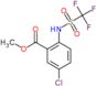 methyl 5-chloro-2-{[(trifluoromethyl)sulfonyl]amino}benzoate