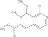 Methyl 3-[2-chloro-3-(dimethoxymethyl)-4-pyridinyl]-2-propenoate