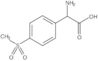 α-Amino-4-(methylsulfonyl)benzeneacetic acid