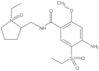 4-Amino-N-[(1-ethyl-1-oxido-2-pyrrolidinyl)methyl]-5-(ethylsulfonyl)-2-methoxybenzamide