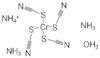 Ammonio (OC-6-11)-diamminetetrakis(tiocianato-κN)cromato(1-) idrato (1:1:1)