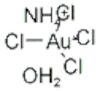 Aurate(1-), tetrachloro-, ammonium, hydrate, (SP-4-1)-